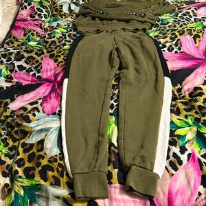 Nike sweat outfit bottoms xs top size s